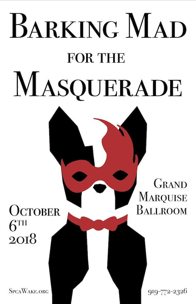 Poster for the SPCA's Annual Fundraiser Ball.