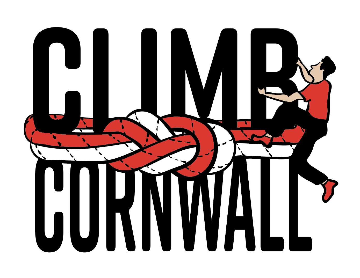 Climb Cornwall Logo Design.